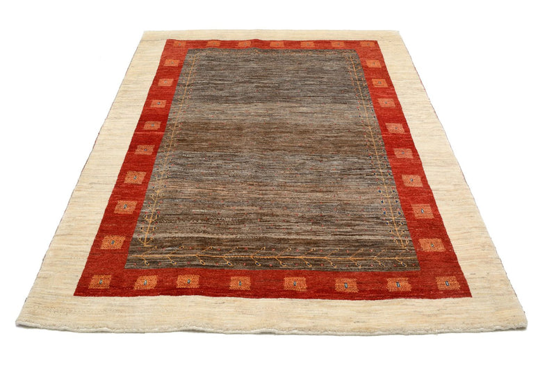 Gabbeh Rug - Loribaft Perser - 205 x 150 cm - brown