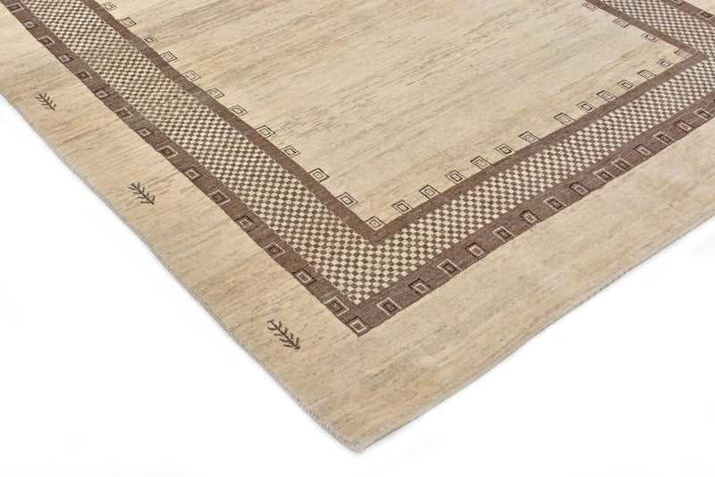 Gabbeh Rug - Loribaft Perser - 242 x 176 cm - beige