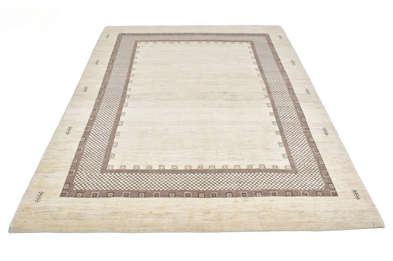 Gabbeh Rug - Loribaft Perser - 242 x 176 cm - beige