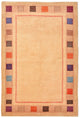 Gabbeh Teppich - Loribaft Perser 158 x 104 cm - gelb