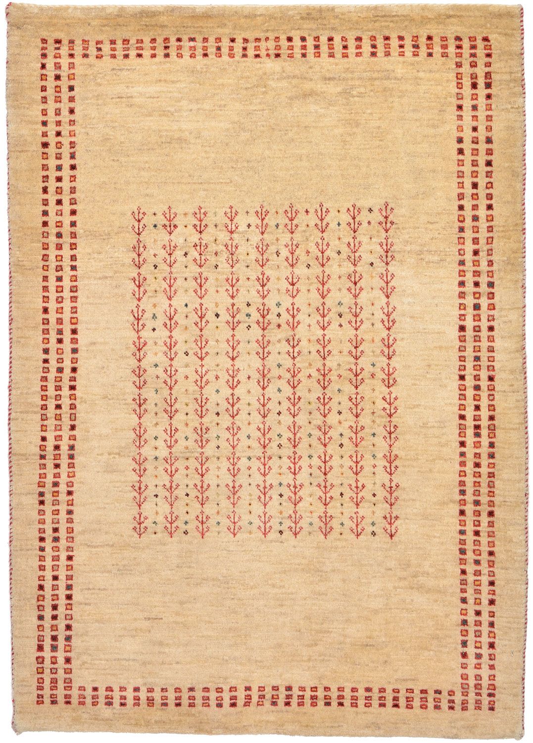 Gabbeh Rug - Loribaft Perser - 119 x 81 cm - natural