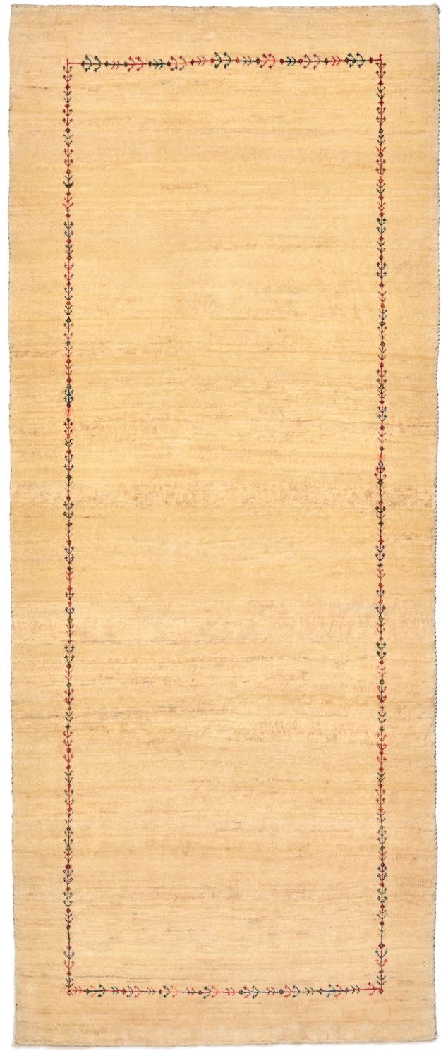 Runner Gabbeh Rug - Loribaft Perser - 199 x 79 cm - natural