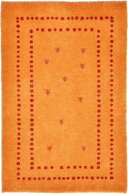 Gabbeh Rug - Loribaft Perser - 98 x 62 cm - orange