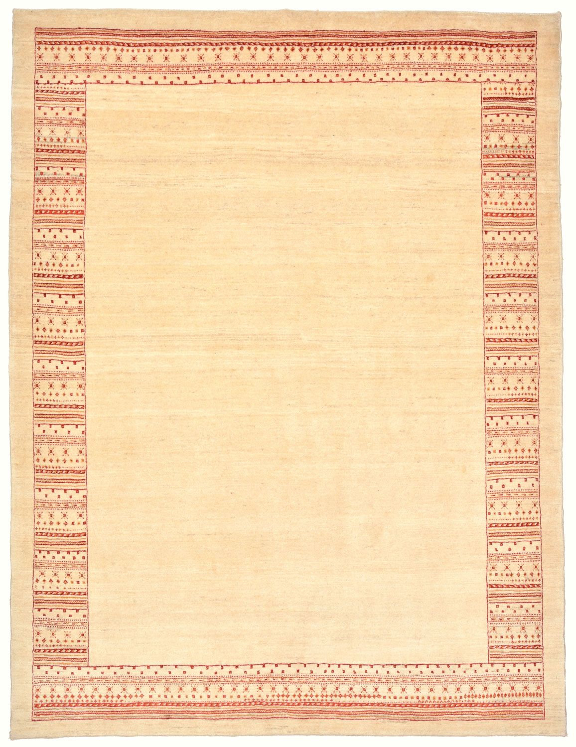 Gabbeh Rug - Loribaft Perser - 198 x 150 cm - beige