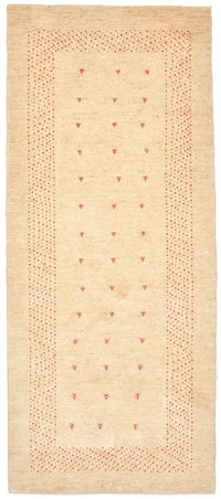 Runner Gabbeh Rug - Loribaft Perser - 197 x 84 cm - natural
