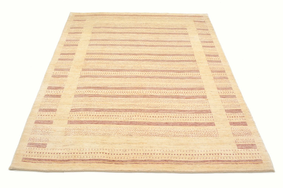 Gabbeh Rug - Loribaft Perser - 202 x 153 cm - natural