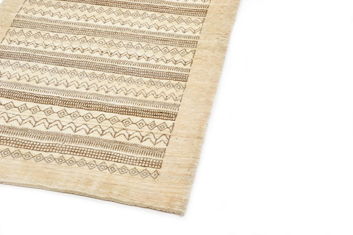 Runner Gabbeh Rug - Loribaft Perser - 297 x 85 cm - sand