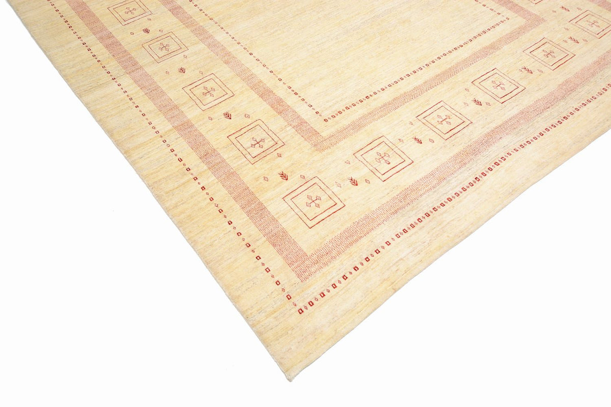 Gabbeh Rug - Loribaft Perser - 417 x 309 cm - beige