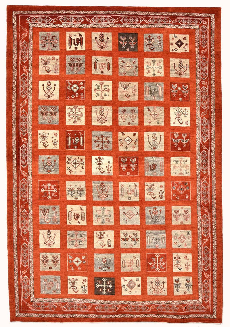 Gabbeh Rug - Loribaft Perser - 258 x 173 cm - red