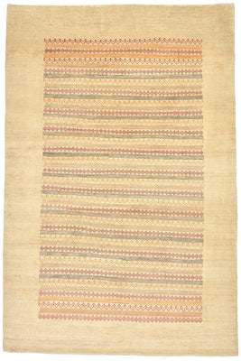 Gabbeh Rug - Loribaft Perser - 302 x 201 cm - natural