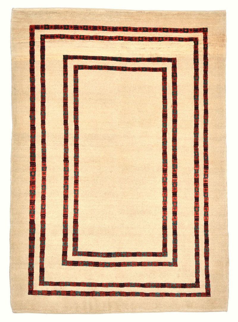Gabbeh Teppich - Loribaft Perser 179 x 127 cm - beige