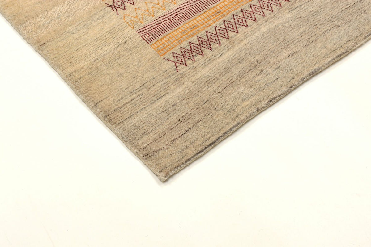 Gabbeh Rug - Loribaft Perser - 206 x 128 cm - sand