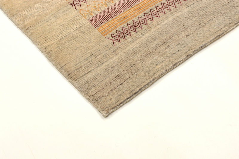 Gabbeh Rug - Loribaft Perser - 206 x 128 cm - sand
