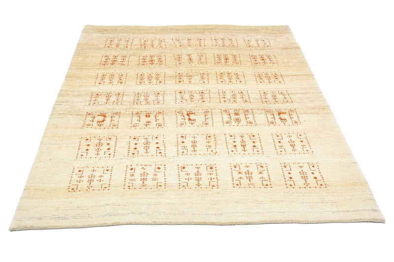 Gabbeh Rug - Loribaft Perser - 198 x 148 cm - natural