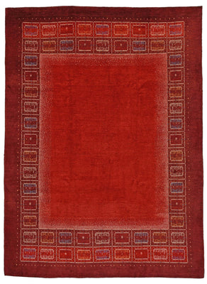 Gabbeh Rug - Loribaft Perser - 353 x 257 cm - red