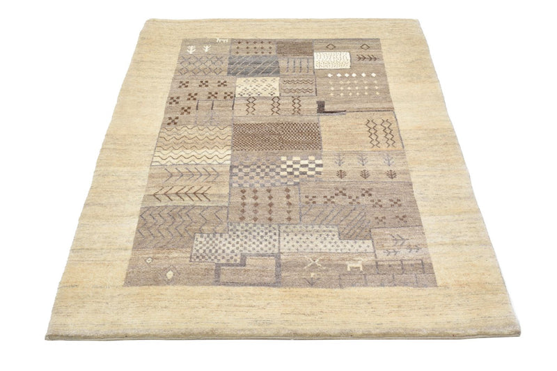 Gabbeh Rug - Loribaft Perser - 156 x 110 cm - sand