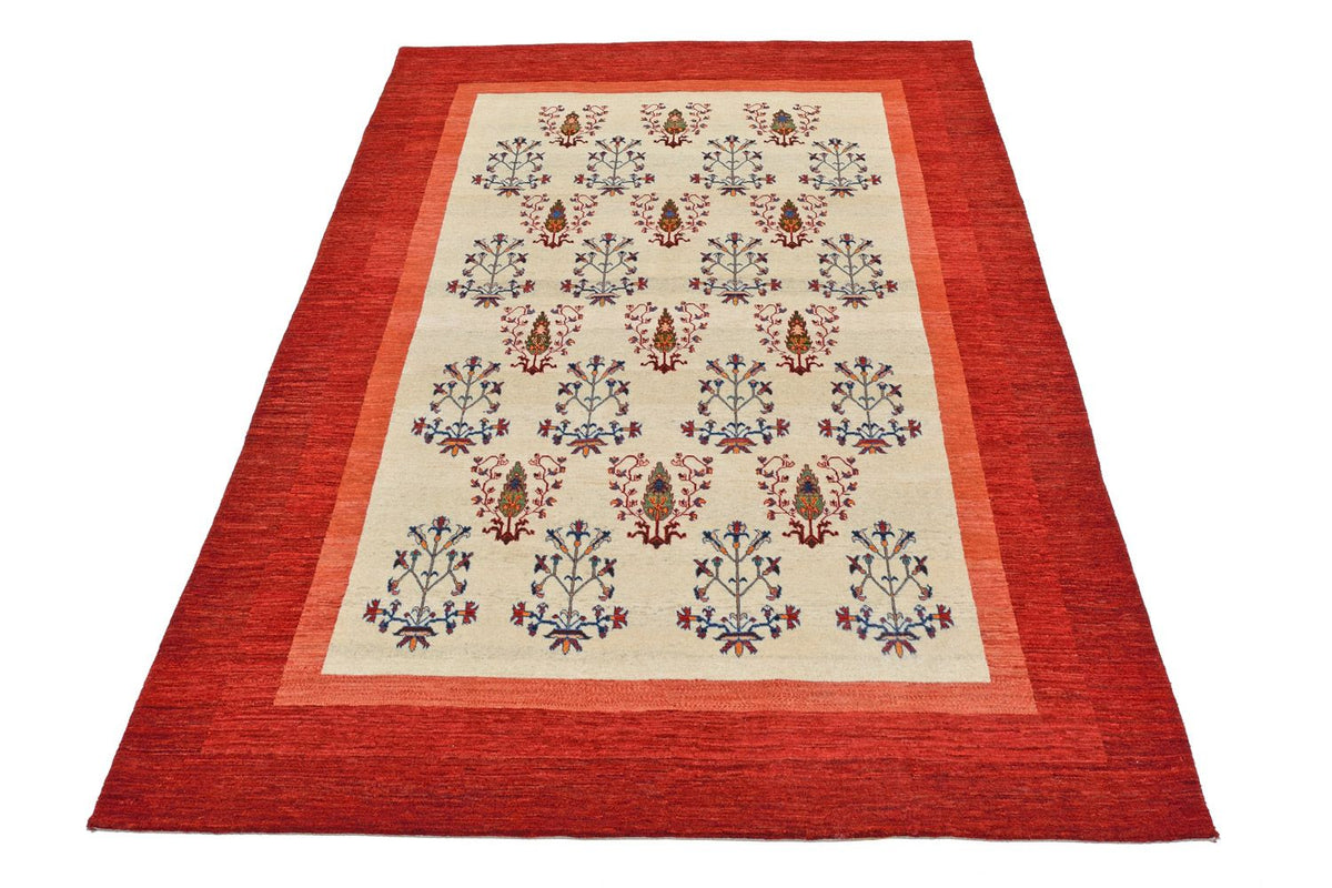 Gabbeh Rug - Loribaft Perser - 298 x 200 cm - red