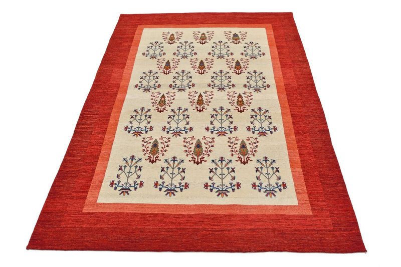 Gabbeh Rug - Loribaft Perser - 298 x 200 cm - red