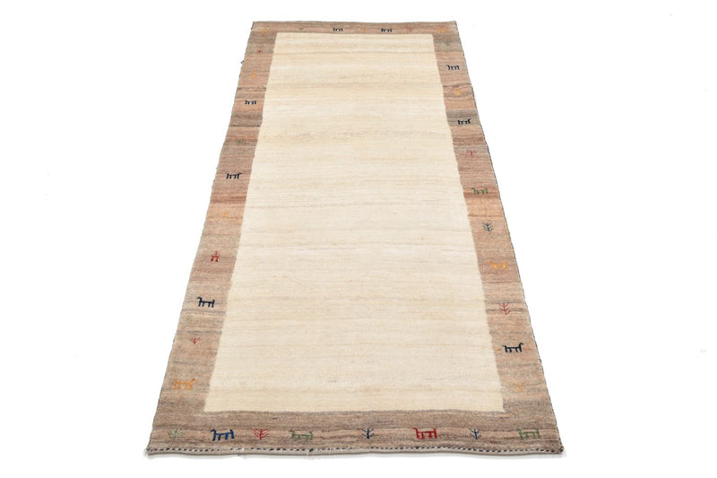 Runner Gabbeh Rug - Loribaft Perser - 205 x 87 cm - sand