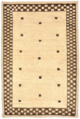 Gabbeh Rug - Loribaft Perser - 108 x 71 cm - sand