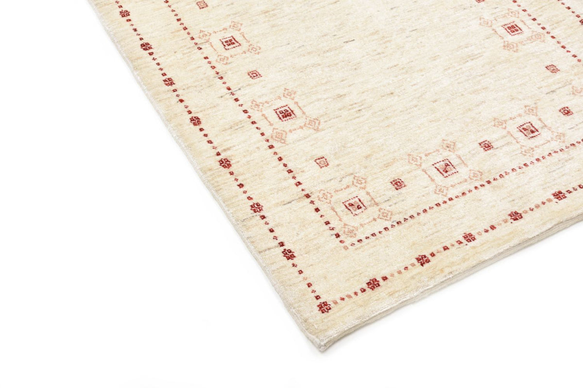 Runner Gabbeh Rug - Loribaft Perser - 202 x 82 cm - natural