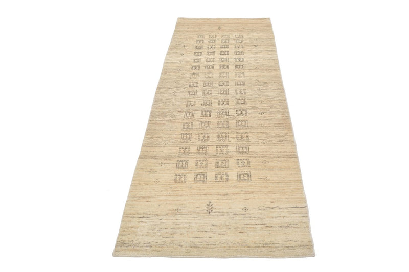 Runner Gabbeh Rug - Loribaft Perser - 247 x 84 cm - sand