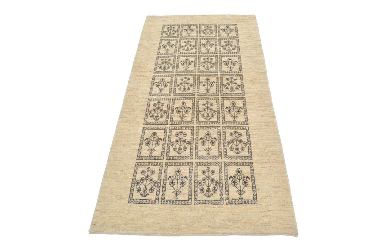Runner Gabbeh Rug - Loribaft Perser - 192 x 87 cm - sand