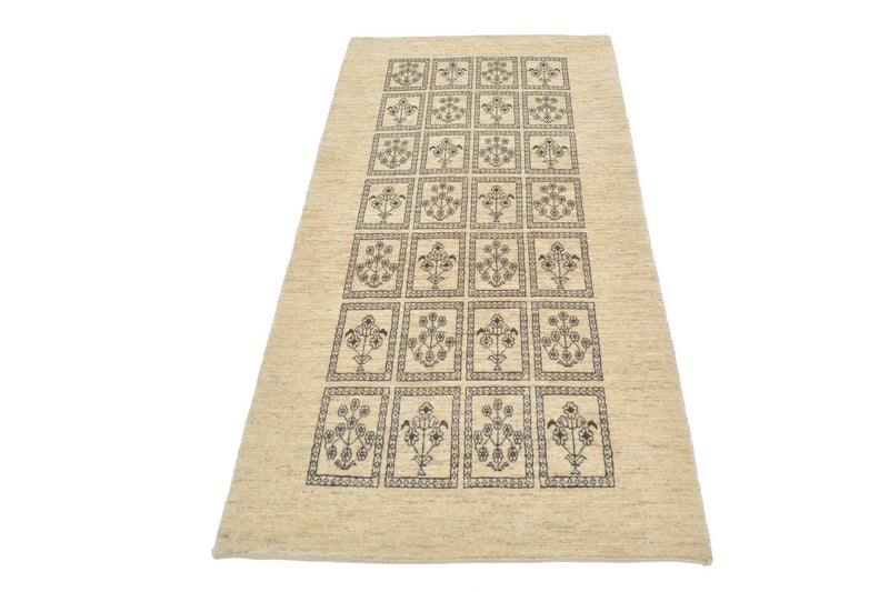 Runner Gabbeh Rug - Loribaft Perser - 192 x 87 cm - sand