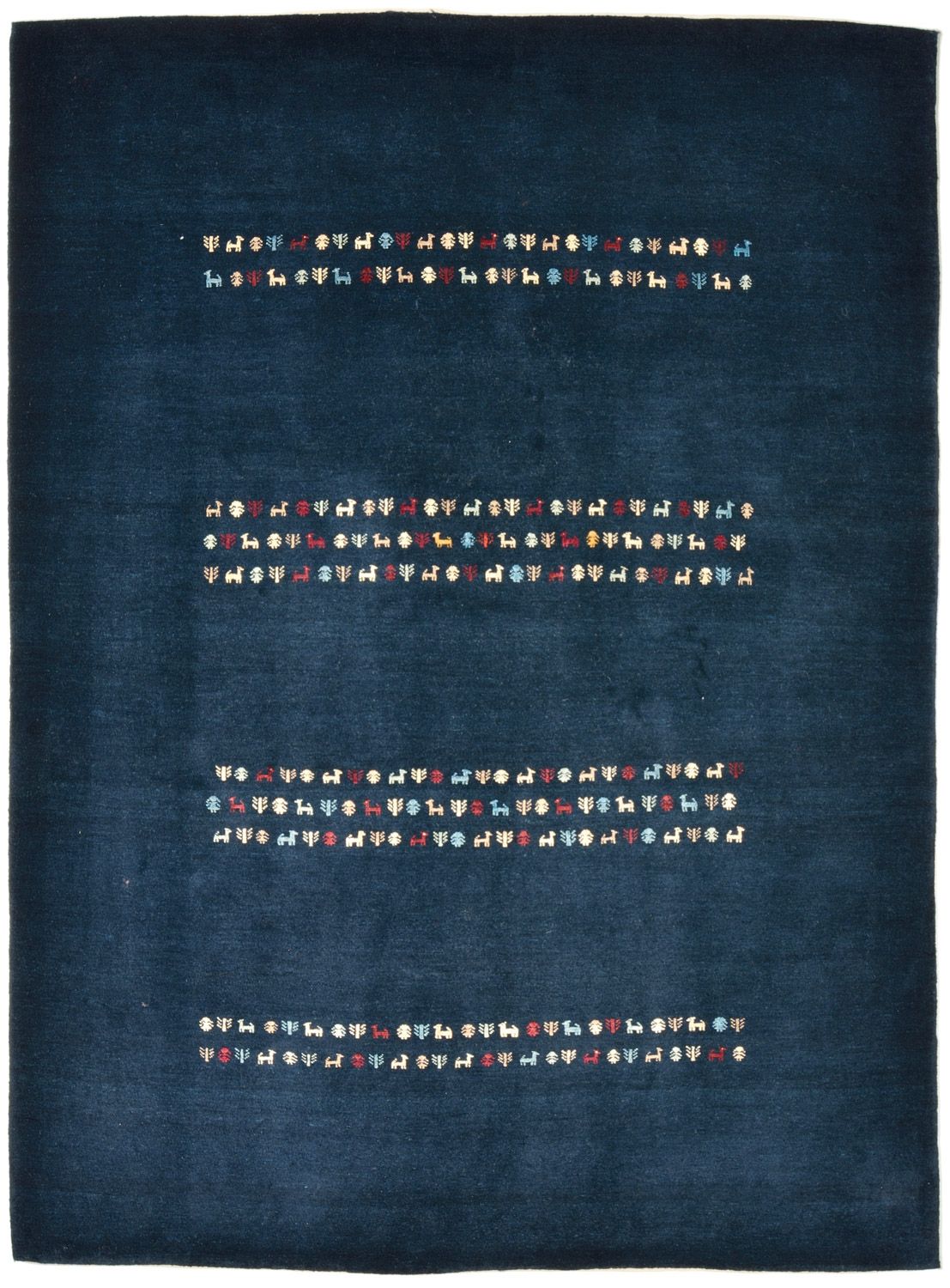 Gabbeh Rug - Loribaft Perser - 209 x 154 cm - blue