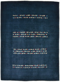 Gabbeh Rug - Loribaft Perser - 209 x 154 cm - blue