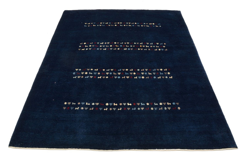 Gabbeh Rug - Loribaft Perser - 209 x 154 cm - blue