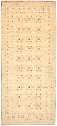 Runner Gabbeh Rug - Loribaft Perser - 201 x 88 cm - natural