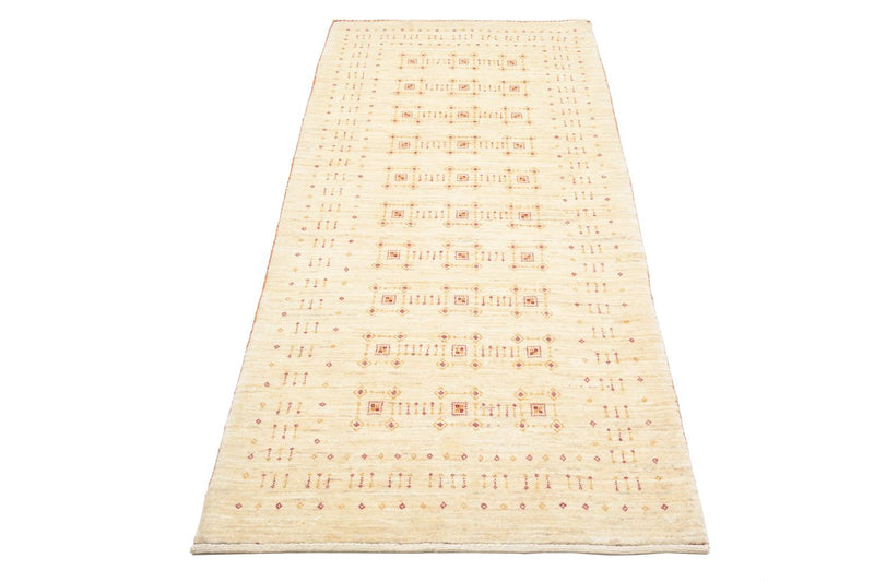 Runner Gabbeh Rug - Loribaft Perser - 201 x 88 cm - natural