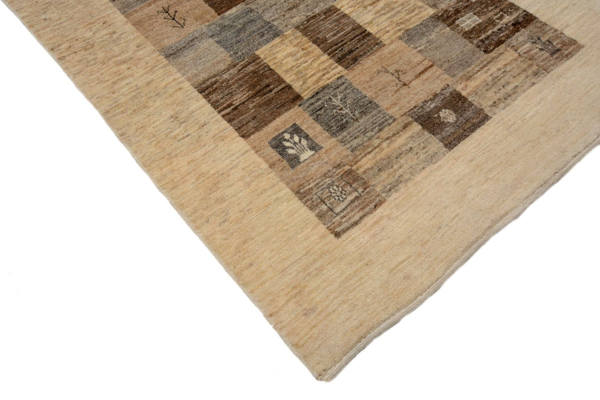 Runner Gabbeh Rug - Loribaft Perser - 512 x 101 cm - light brown