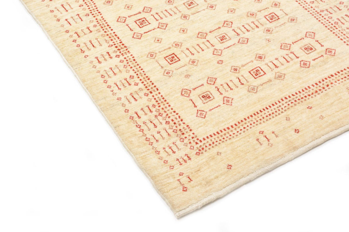 Runner Gabbeh Rug - Loribaft Perser - 195 x 85 cm - beige