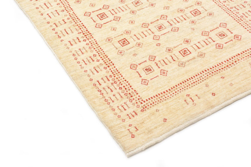 Runner Gabbeh Rug - Loribaft Perser - 195 x 85 cm - beige