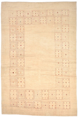 Gabbeh Rug - Loribaft Perser - 299 x 202 cm - natural