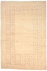 Gabbeh Rug - Loribaft Perser - 299 x 202 cm - natural