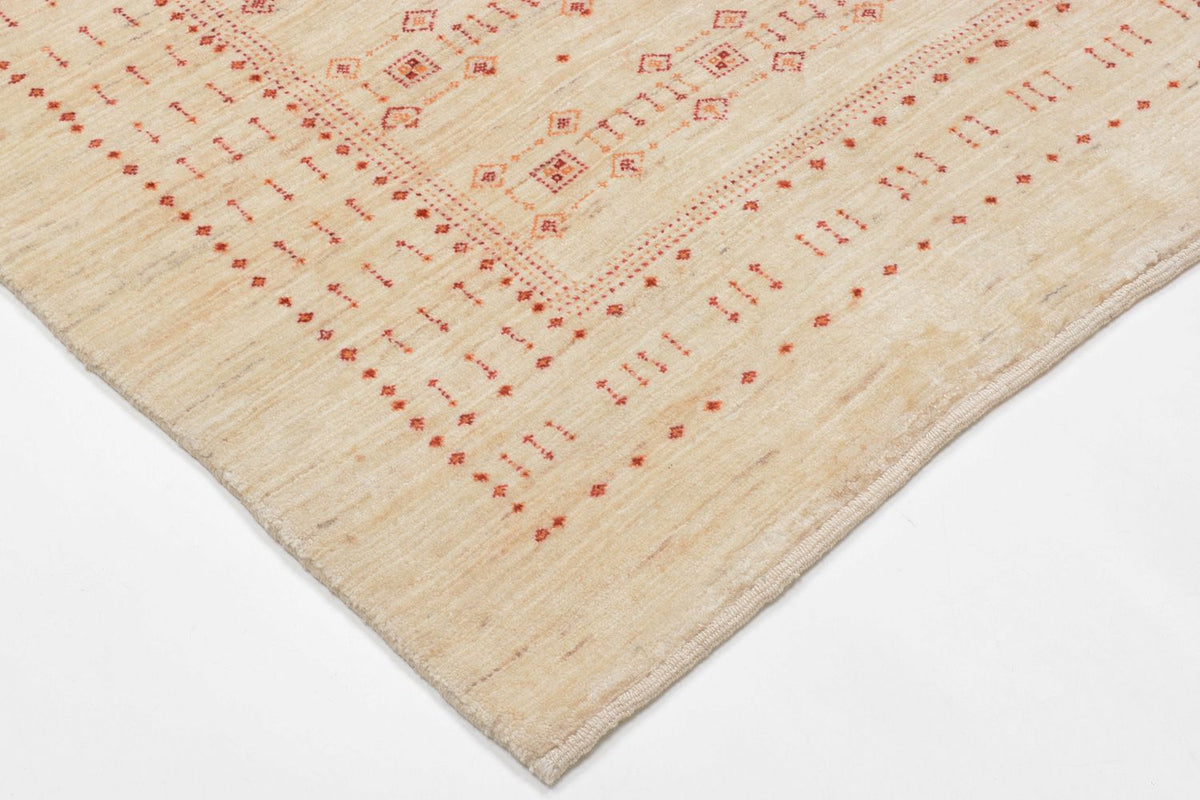 Gabbeh Rug - Loribaft Perser - 201 x 119 cm - beige