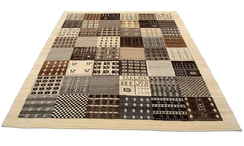 Gabbeh Rug - Loribaft Perser - 247 x 187 cm - brown