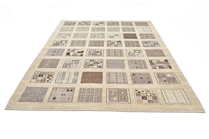 Gabbeh Rug - Loribaft Perser - 296 x 206 cm - light brown