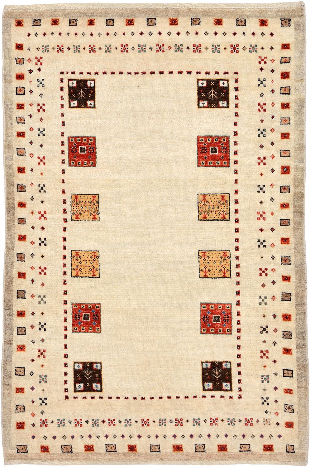 Gabbeh Rug - Loribaft Perser - 127 x 84 cm - multicolored