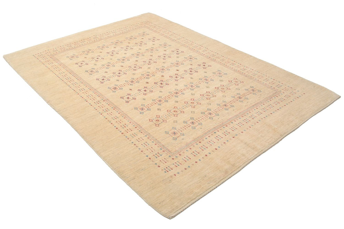 Gabbeh Rug - Loribaft Perser - 239 x 174 cm - beige