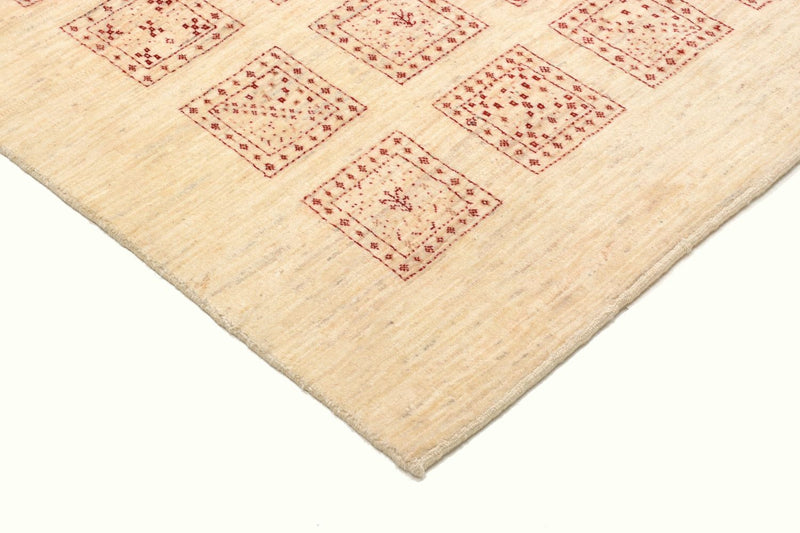 Gabbeh Rug - Loribaft Perser - 211 x 141 cm - beige