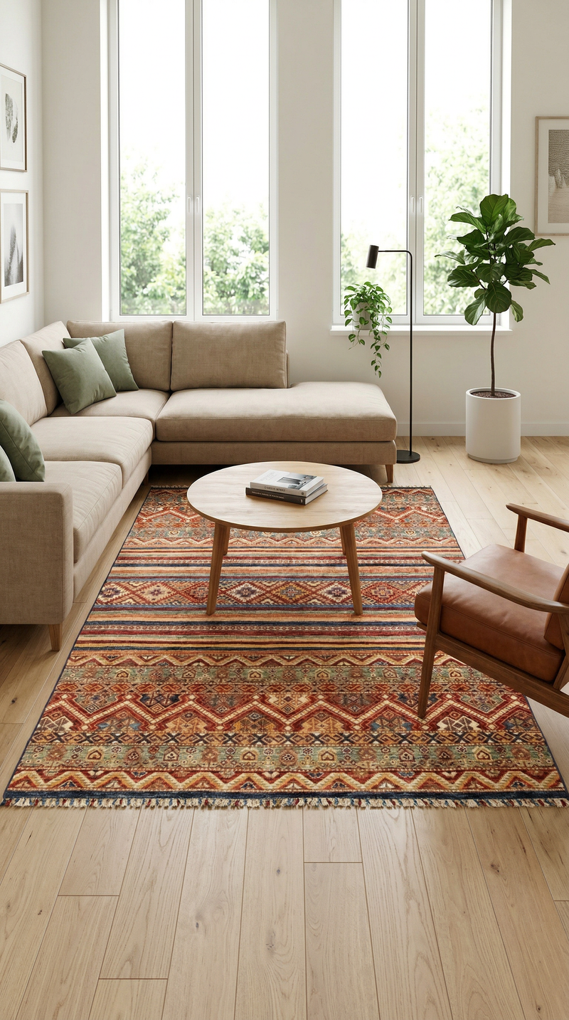 Shal Rug 198x146cm - Oriental Rug