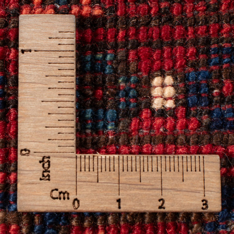 Runner Afghan Rug - 207 x 80 cm - red