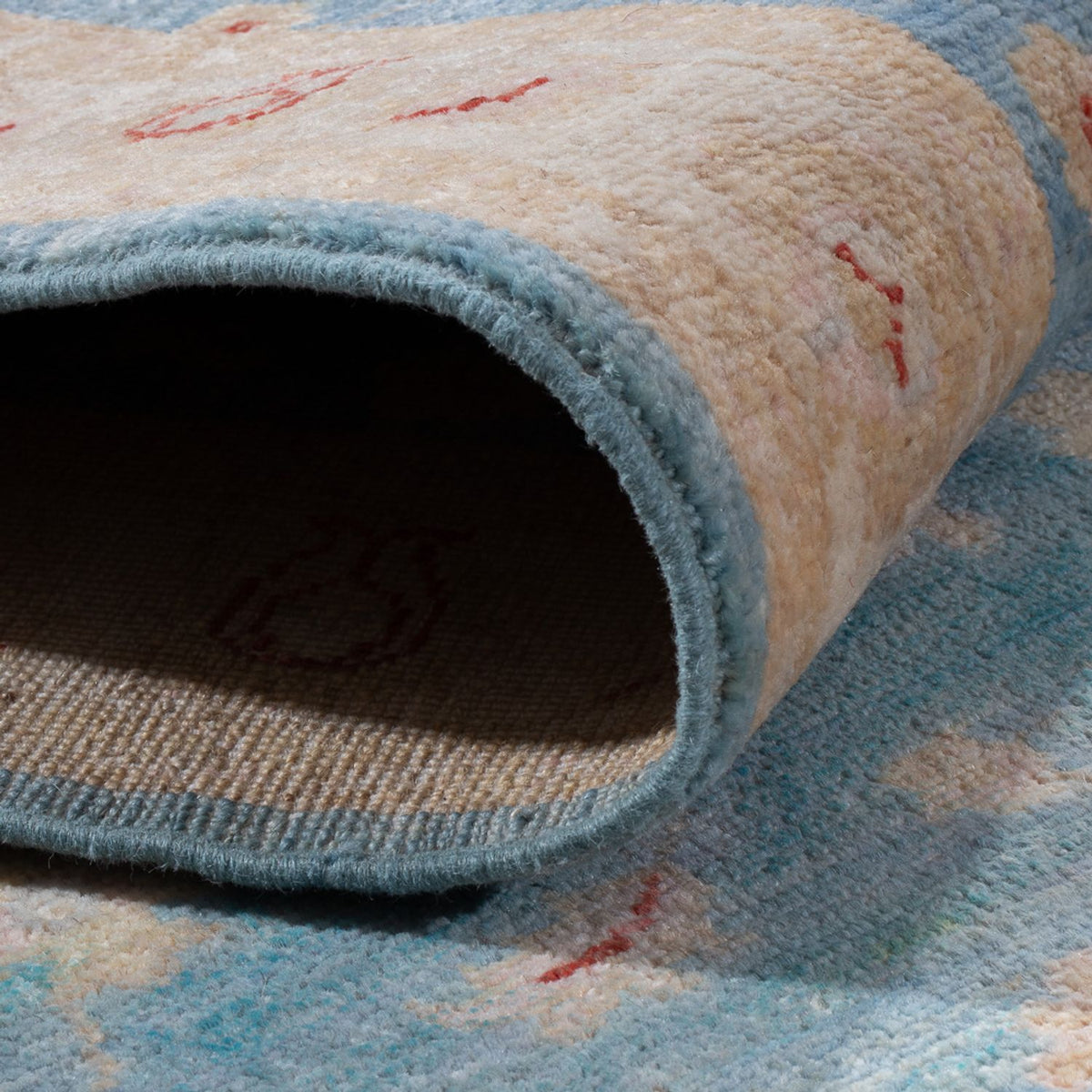 Runner Ziegler Rug - 200 x 77 cm - light blue