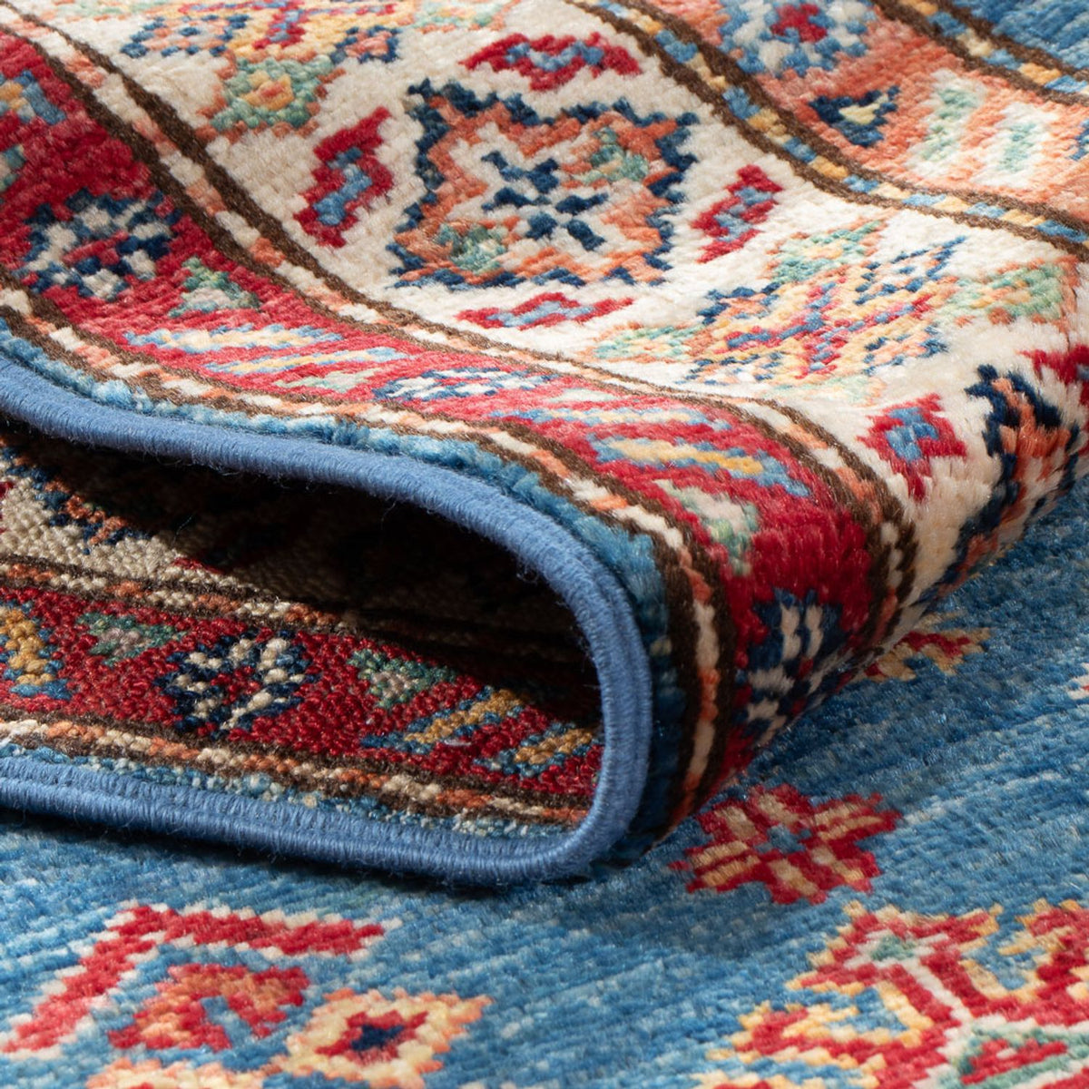 Runner Ziegler Rug - Kazak - 179 x 59 cm - light blue