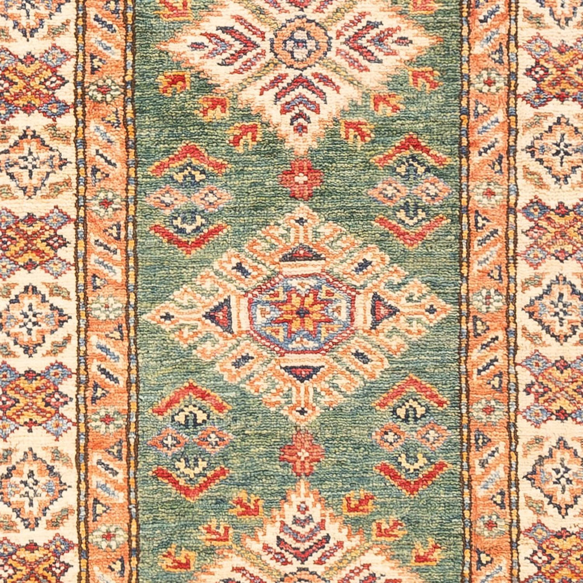 Runner Ziegler Rug - Kazak - 183 x 59 cm - green