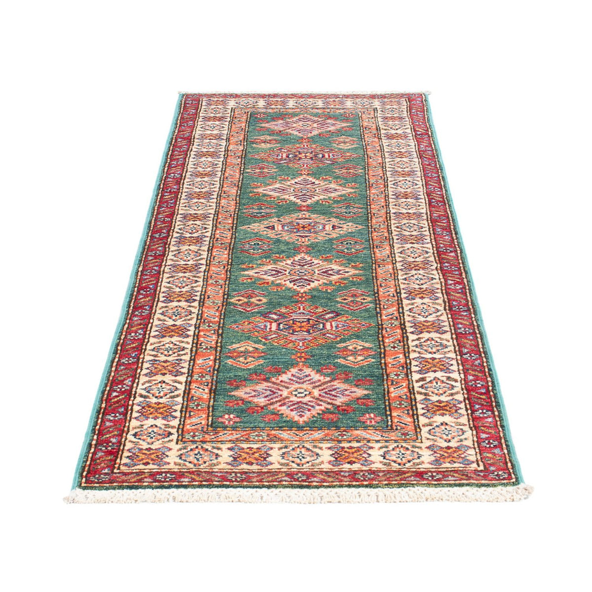 Runner Ziegler Rug - Kazak - 183 x 59 cm - green